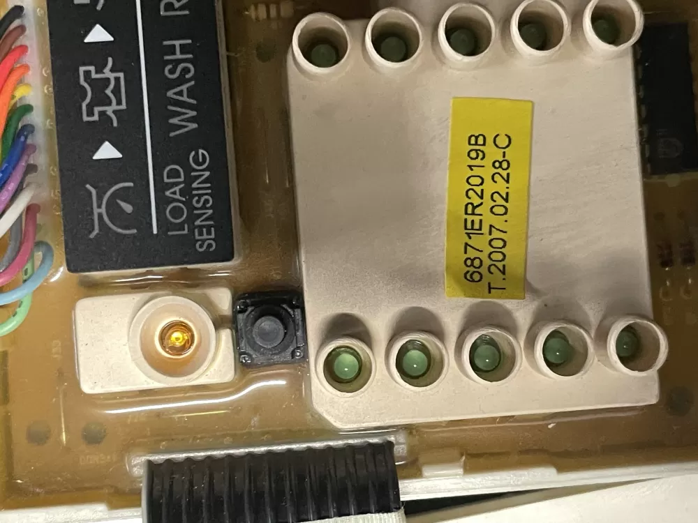 LG 6870EC9230A 6871ER2019B Washer Control Board AZ18083 | WMV349