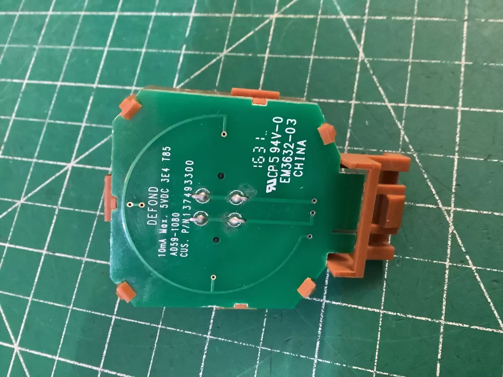 Kenmore Frigidaire Electrolux 137493300 Washer Control Switch AZ208933 | NR1599