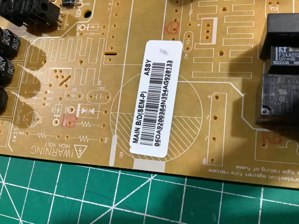 Samsung DA92 00384N Refrigerator Control Board AZ146111 | NR2451