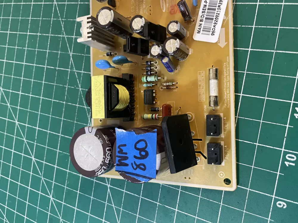 Samsung DA92 00215R Refrigerator Control Board Inverter AZ200855 | Wm860