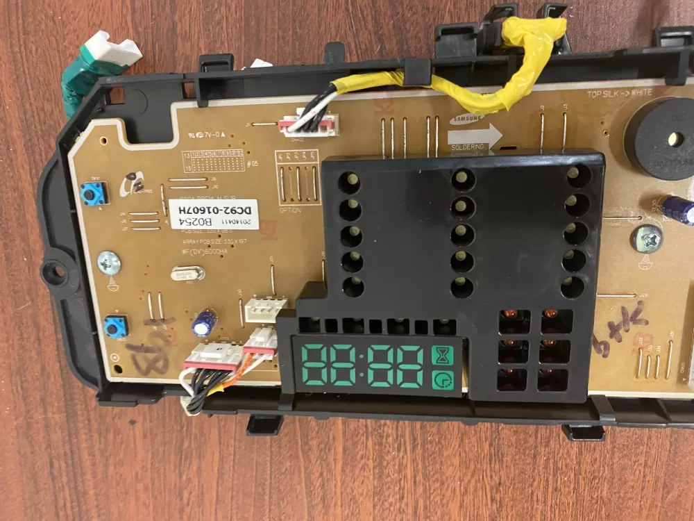 Samsung DC92 01607H DC9201607H Dryer Control Board Interface AZ43692 | BK1712
