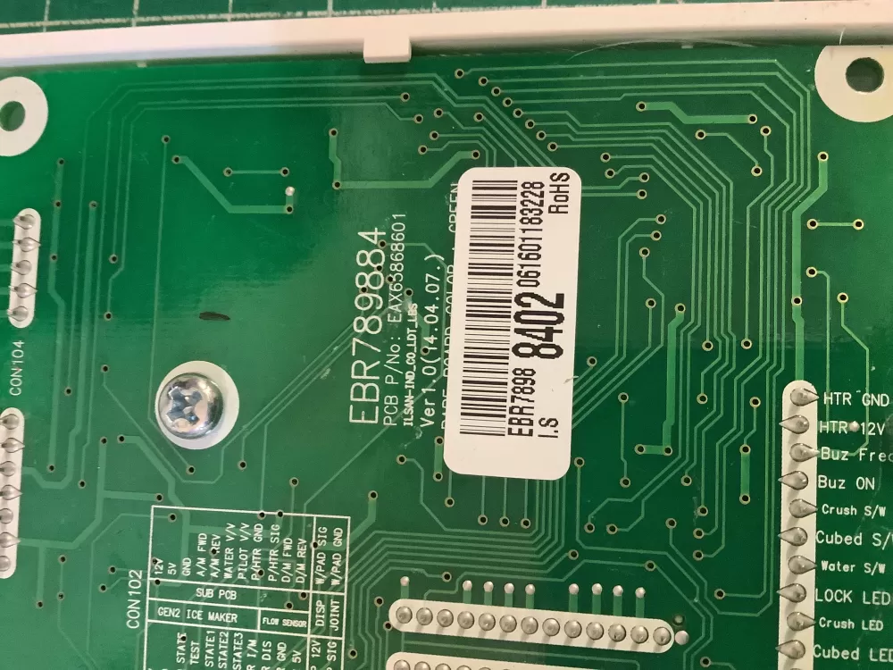 Kenmore EBR78988402 Refrigerator Display Power Control Board AZ198629 | NR2765