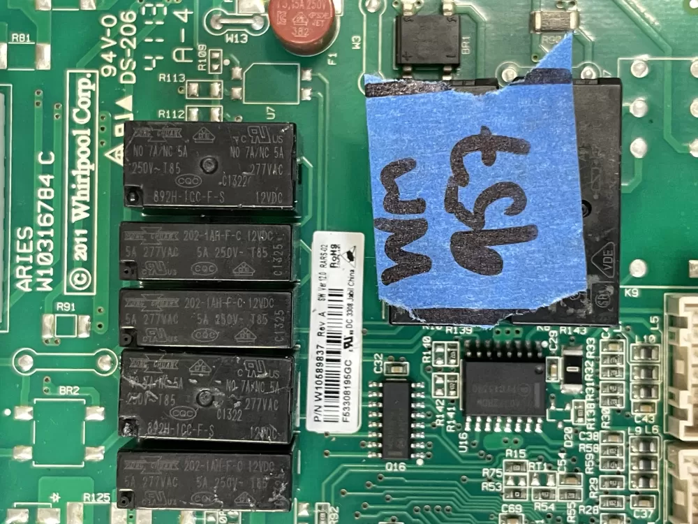 Kenmore W10807590 PS11730775 Refrigerator Control Board AZ214546 | Wm958