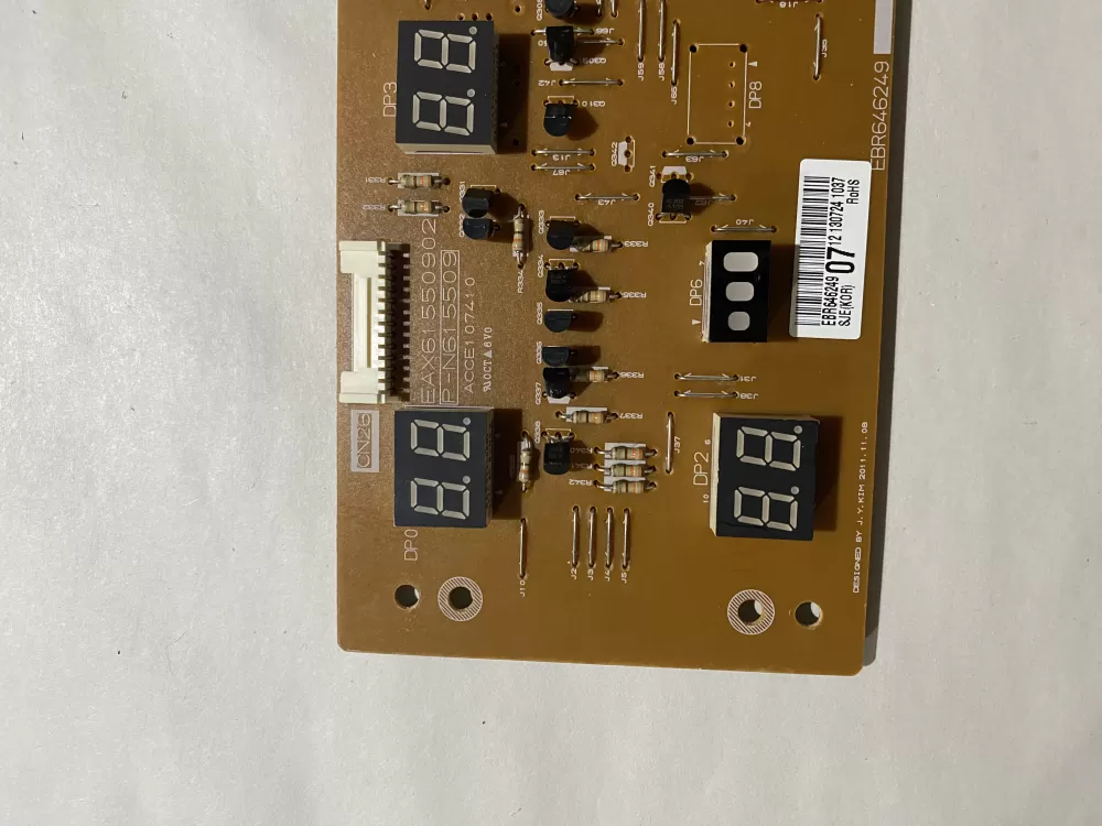 LG EBR64624908 EBR64624907 PS7792510 Range Board Control AZ202288 | BK2655
