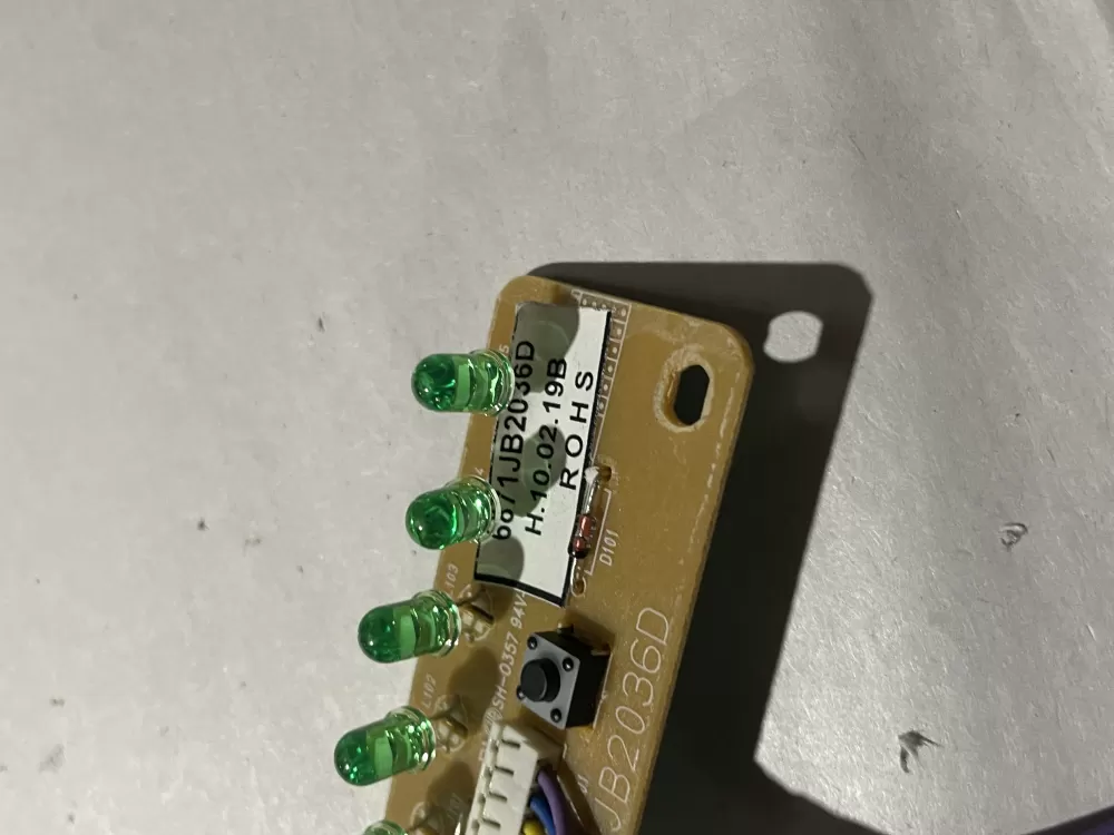 LG Refrigerator User Interface Control Board P# 6871JB2036D AZ191074 | Wm703
