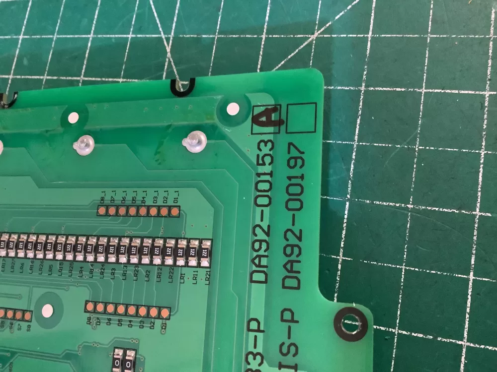 Samsung DA92 00153A Refrigerator Control Board AZ189452 | NR2527