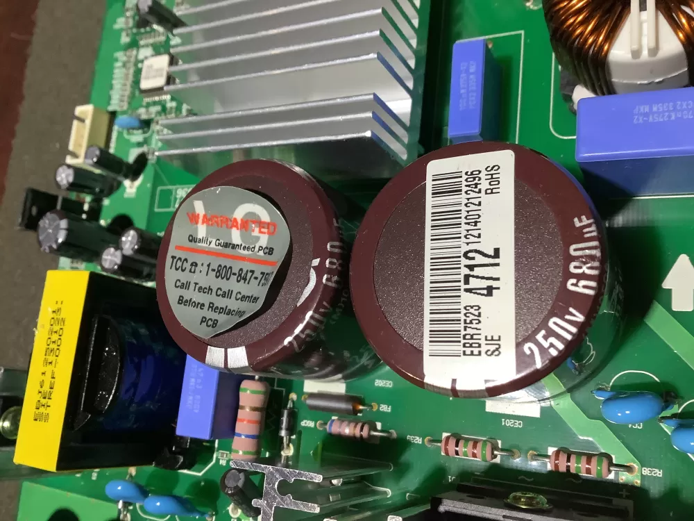 Kenmore LG EBR75234712 Refrigerator Control Board AZ125384 | NR2276