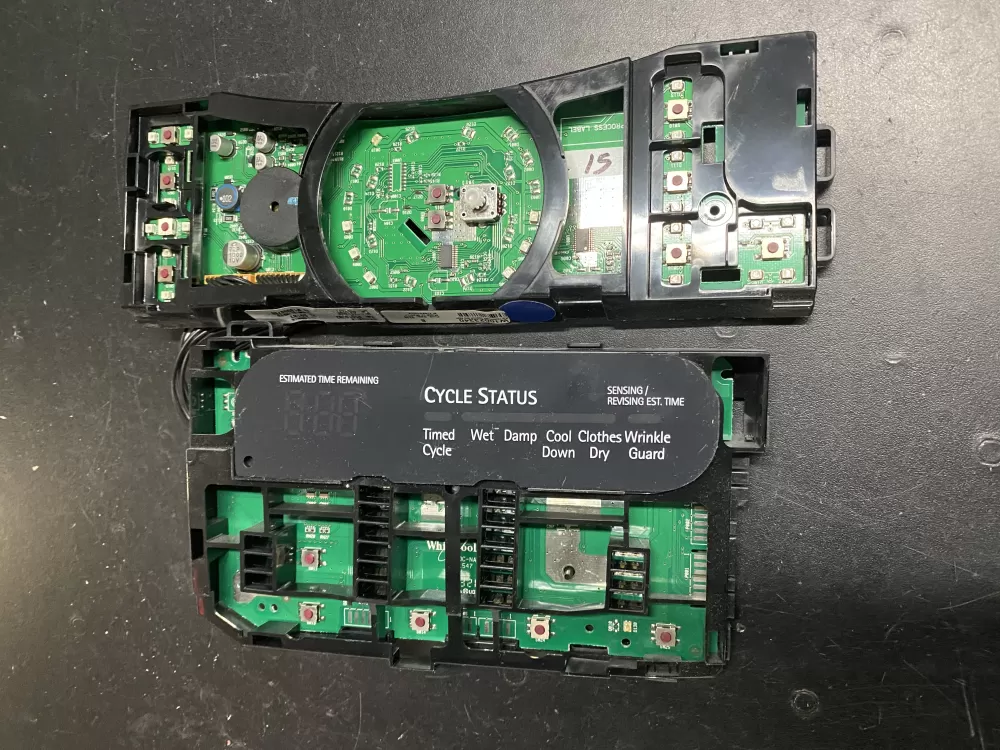 Whirlpool W10206030 AP4568396 1877865 AH3408189 EA3408189 PS3408189 W10172221 W10339919 Dryer Interface Control Board