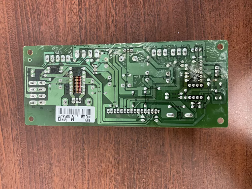 LG Wb27x10861 6871w1a417a Microwave Control Board Power AZ49044 | BK1798