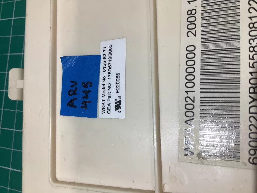 GE 175D5719G005 WPAA0021000000 Washer Control Board AZ179986 | ARV445