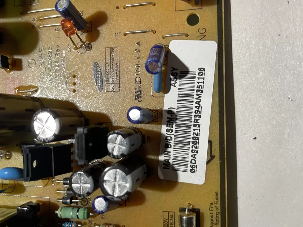 Samsung DA92-00215R Refrigerator Board Inverter AZ145058 | Wm989