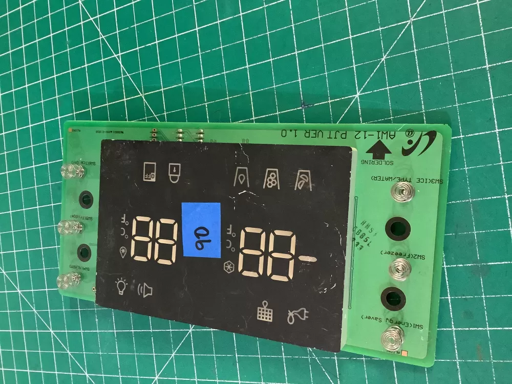 Samsung DA92-00368 B Refrigerator Dispenser UI Control Board AZ208647 | NR90