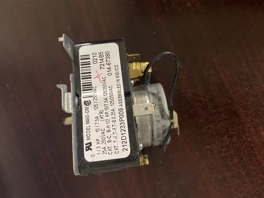 GE 212D1233P009 WE04X23134 WE4M361 4455190 Dryer Timer AZ32509 | BK1679