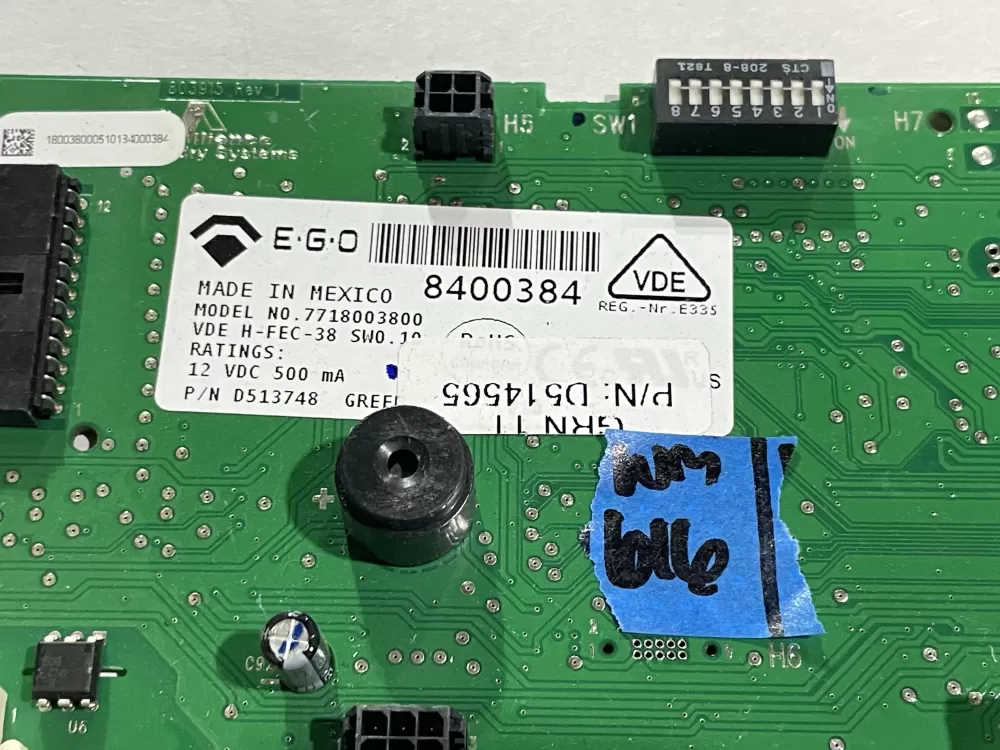 Speed Queen Alliance D513748 D514565 Dryer Main Control Board AZ167495 | Wm616