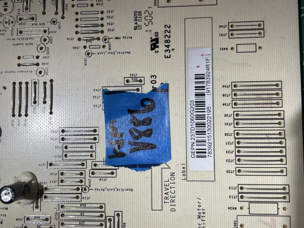 GE 237D1395G202 237D1122G202 237D1060G203 Washer Control Board AZ196437 | Wmv886