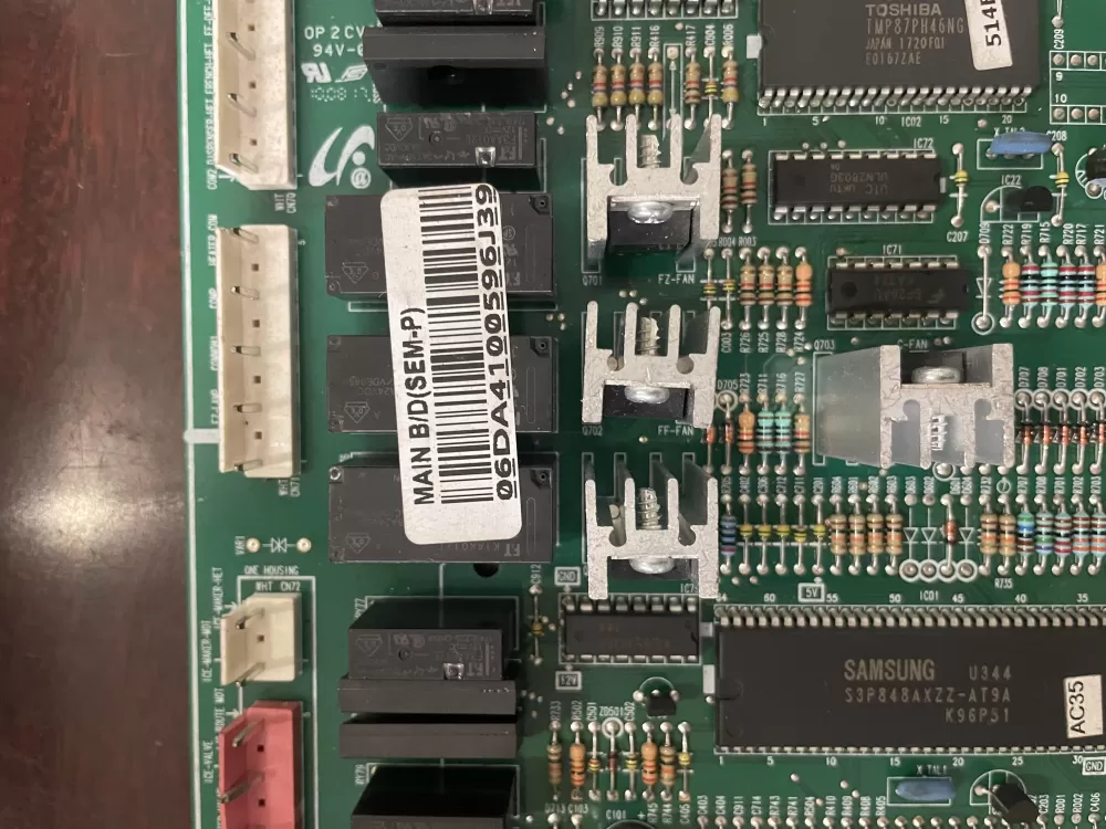 Samsung DA41 00596J Refrigerator Control Board AZ35724 | KM328
