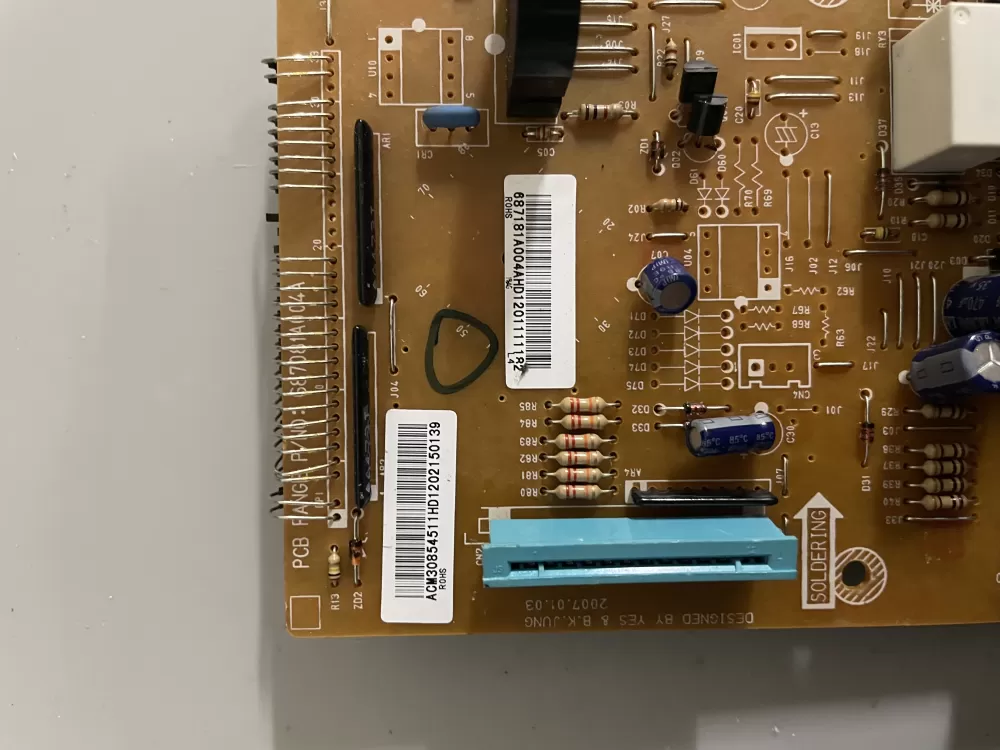 LG 687181A004A P1 6A004 Microwave Control Board 687181a004 AZ90258 | KM1038