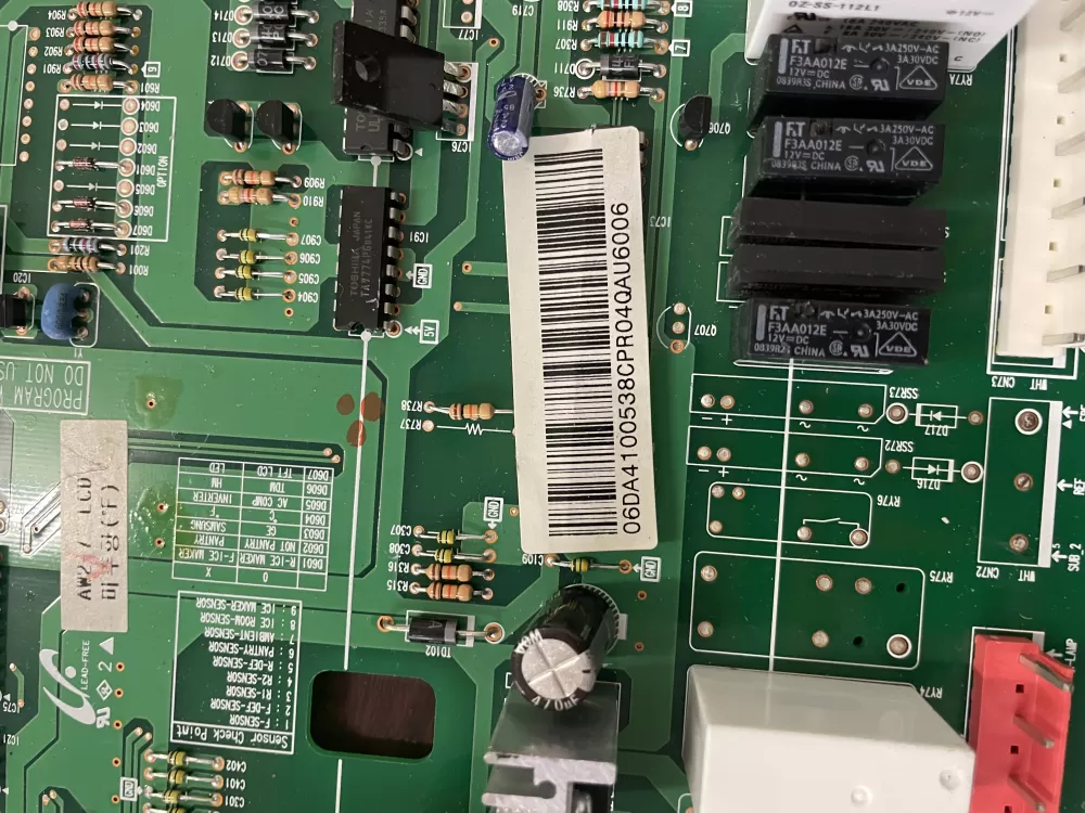 Samsung DA41-00538C AP4444892 Refrigerator Main Control Board AZ39841 | KM516
