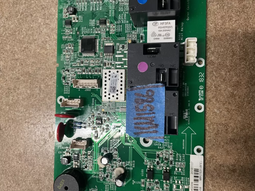 GE 234D2164G009 Dryer Control Board AZ6549 | KM1586