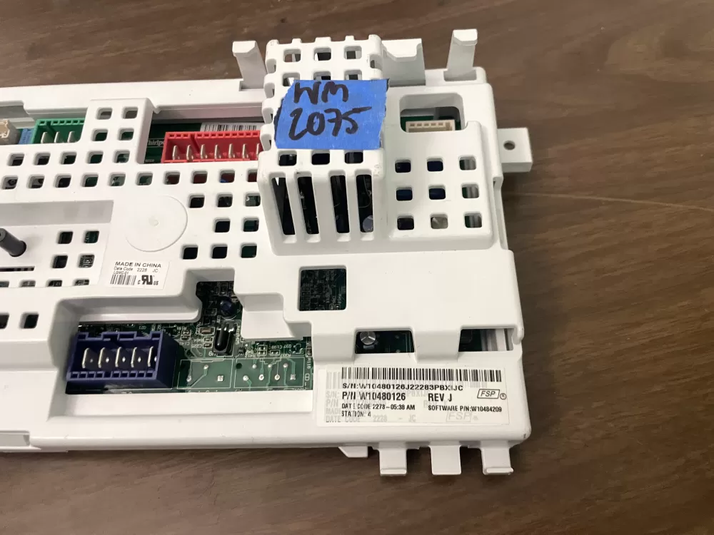 Whirlpool W10445278 W10480126 PS3653300 Washer Control Board AZ99970 | Wm2075
