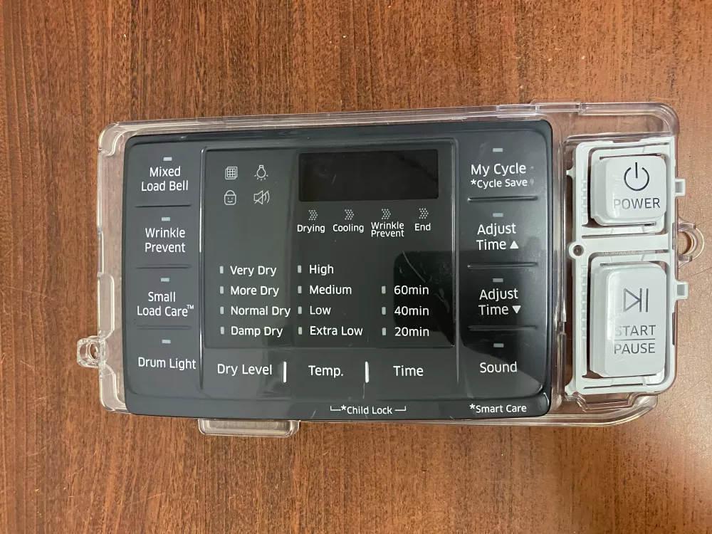 Samsung DC92-01607J  AP6243588  DC94-06643A  DC93-00376D  PS12084833 Dryer UI Control Board