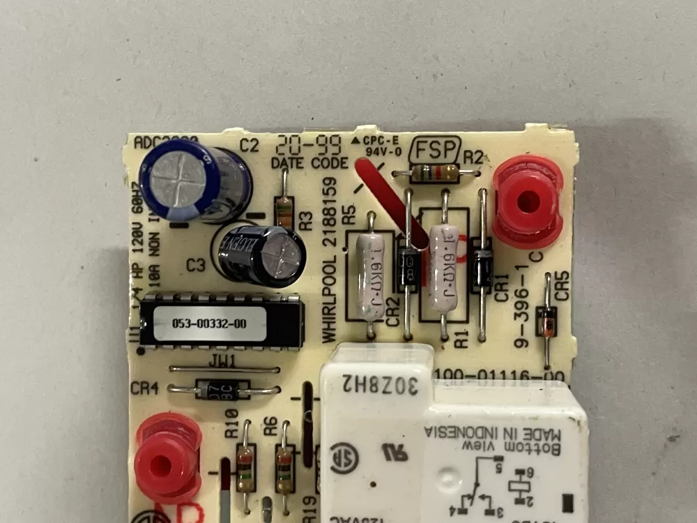 Whirlpool 4388932 2303824A Refrigerator Defrost Control Board  AZ142010 | KM2390