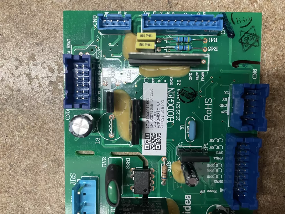 Midea UR-BCD736WE-DT Refrigerator Control Board AZ7638 | KM1518