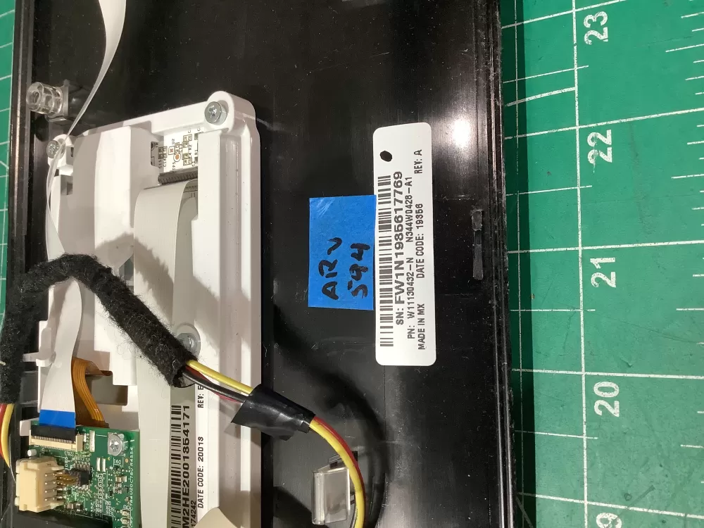 W11130432-N WHIRLPOOL DRYER CONSOLE AZ191197 | ARV594