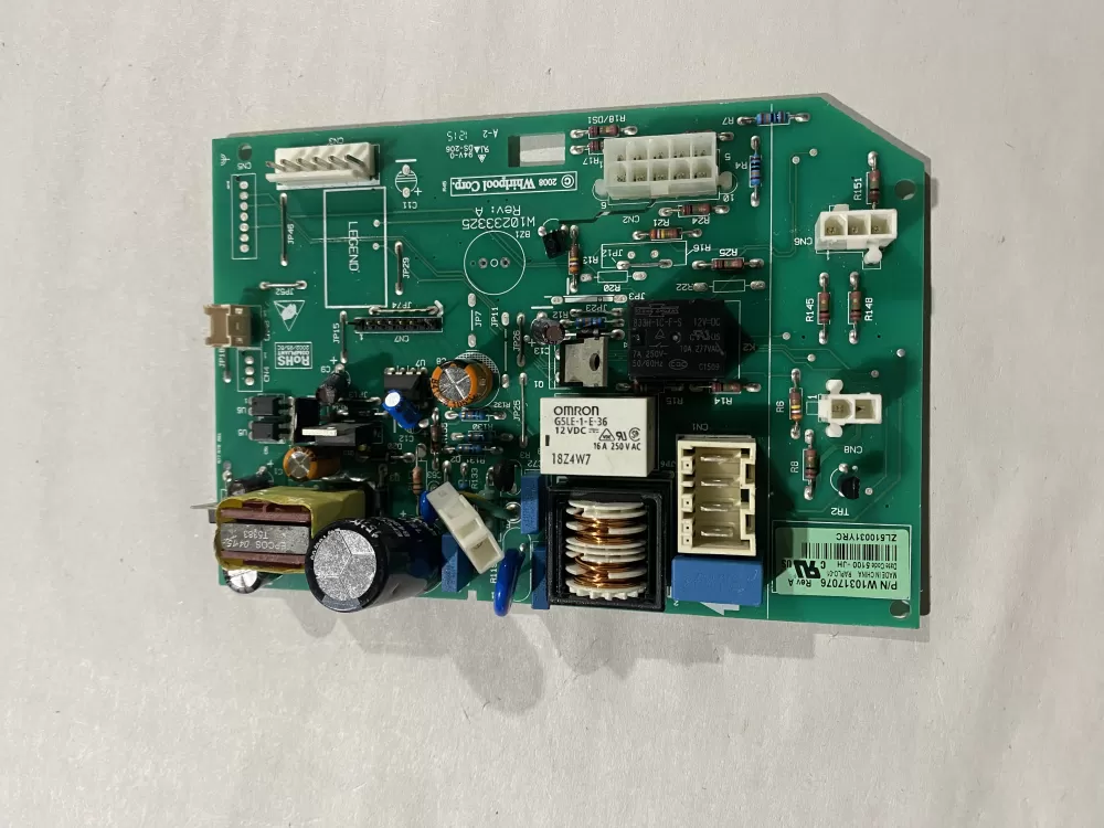 Whirlpool  KitchenAid  Kenmore  Jenn-Air AP6019378 W10205552 W10268635 W10317076 WPW10317076 PS11752684 Refrigerator Control Board
