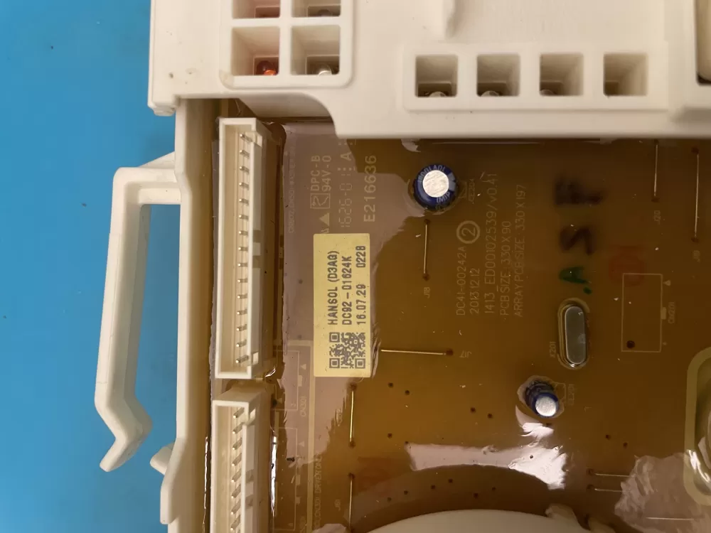 Samsung DC92 01624K Washer Control Board AZ97490 | KM1606
