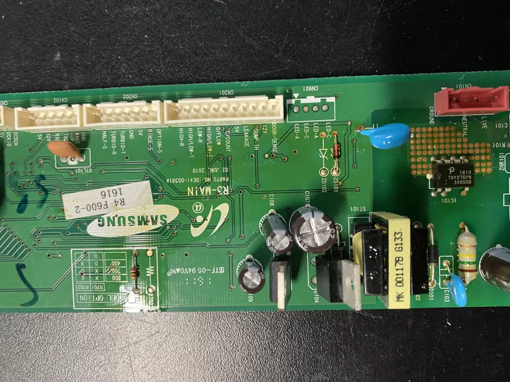 Samsung DE41-00391A Dishwasher Control Board AZ4387 | BK1265