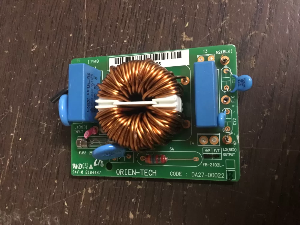 Samsung DA27 00022A Refrigerator Control Board Noise Filter AZ16791 | NR32