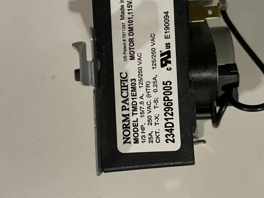 Hotpoint General Electric WE4M364 WE4M533 PS8690648 Dryer Timer AZ31205 | Wm233