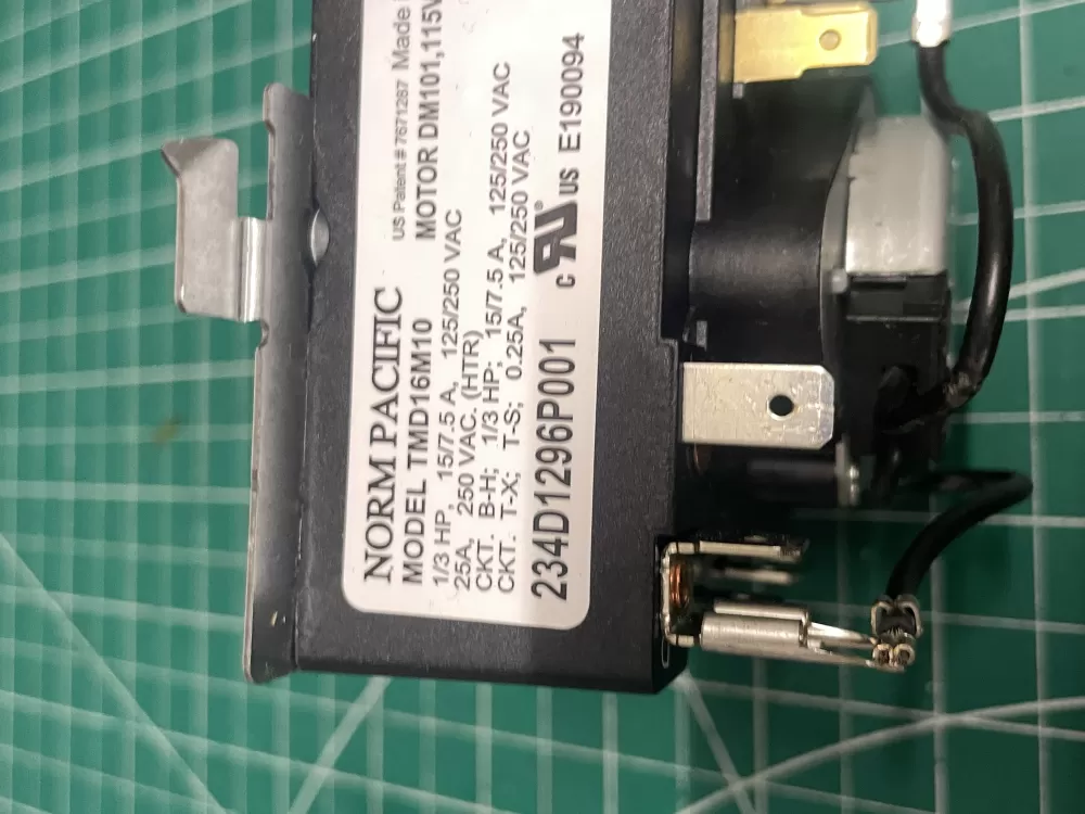 GE TMD16M10 234D1296P001 Dryer Timer AZ202629 | Wm2194