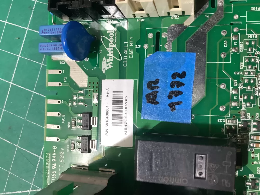 Whirlpool W10406604 Washer Control Board AZ190488 | AR1772