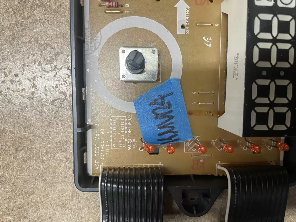 Samsung DC41 00119B Dryer Control Board AZ13097 | KMV124