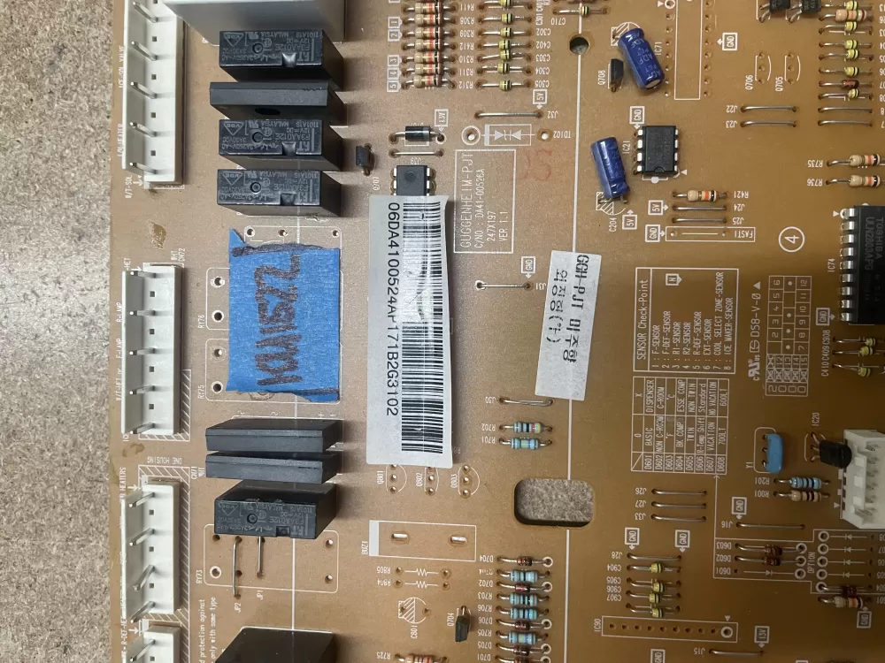 Samsung DA41-00524A DA41-00526A Refrigerator Control Board AZ20009 | KM1522