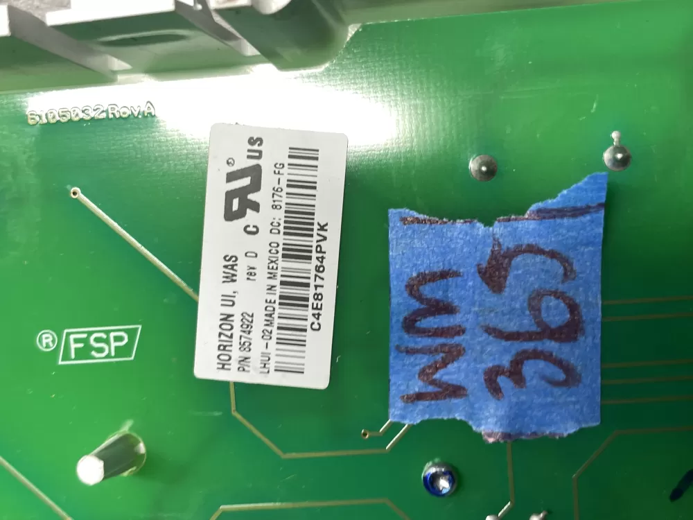 Whirlpool 8574922 Washer Control Board User Interface AZ36971 | Wm365
