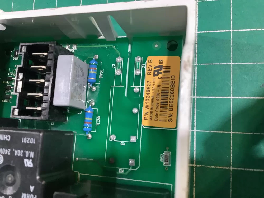 Whirlpool Maytag W10249826 W10249827 Dryer Control Board AZ148760 | NR2490