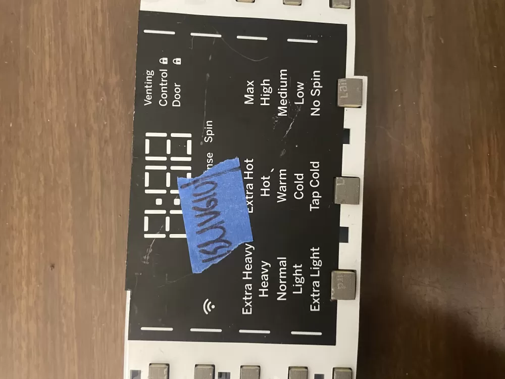 GE 308D1567G015 0021800213B Washer Control Board Panel AZ96266 | KMV610