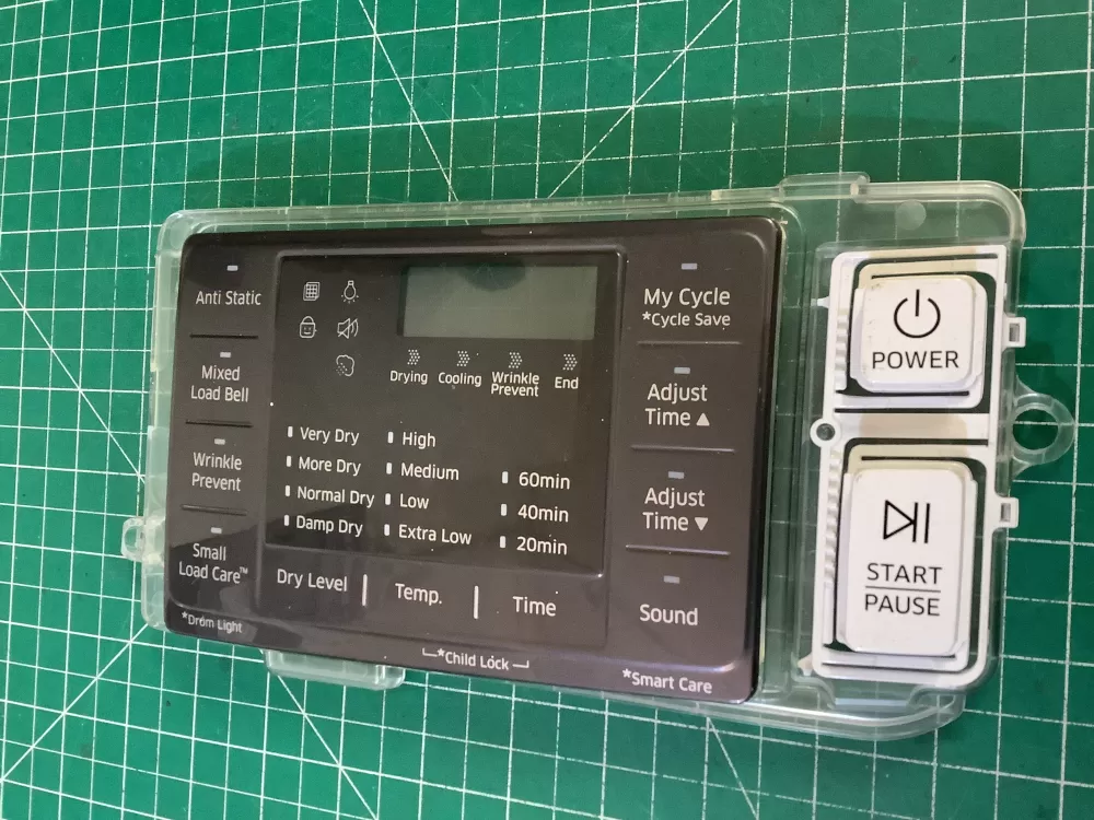 Samsung DC92-01607J  AP6243588  DC94-06643A  DC93-00376D  PS12084833 Dryer UI Control Board