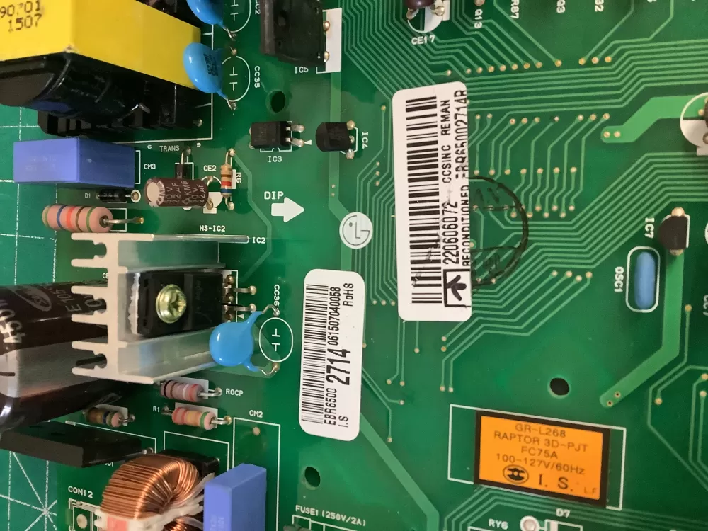 LG Kenmore EBR65002714 Refrigerator Control Board AZ227051 | NR1926