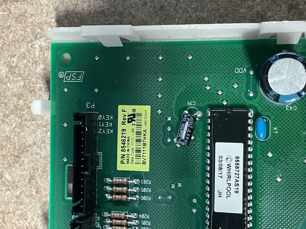 Whirlpool WP8546219 Dryer Control Board AZ24600 | KM645