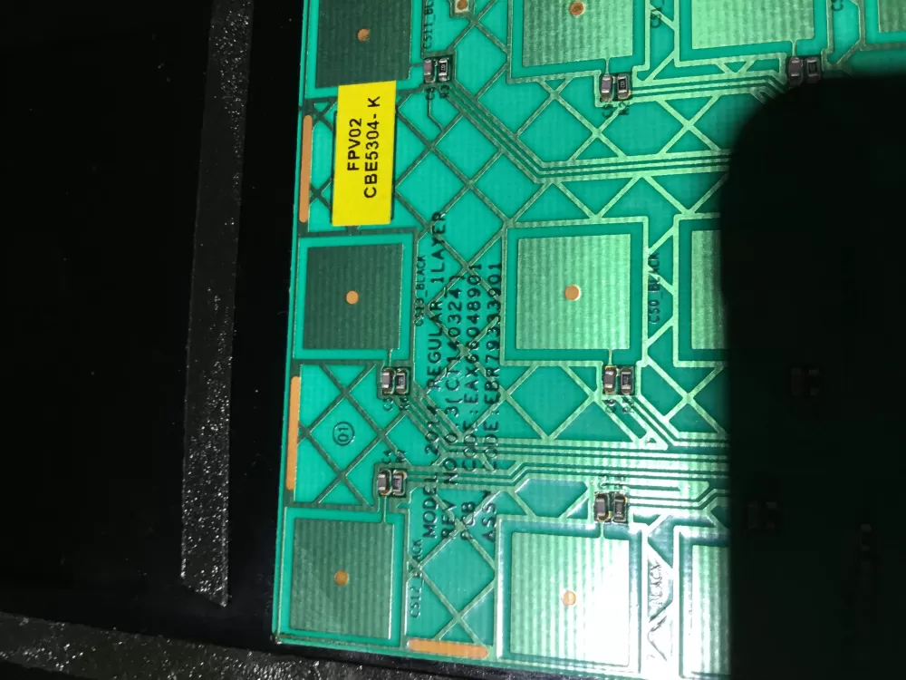 GE LG EBR79333901 Microwave Control Board User Interface AZ80578 | NR1107