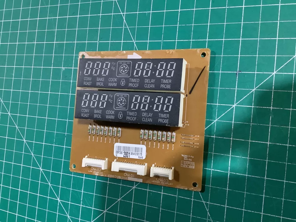 LG EBR72822801 Range Display Control Board AZ155035 | NR55