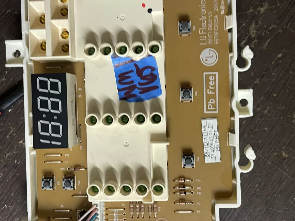 LG Kenmore 6870EC9139A 6871EC1116A Washer Control Board AZ44478 | Wmv65