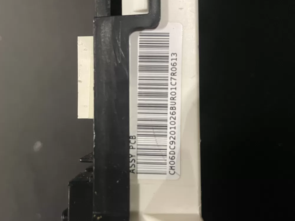Samsung DC92-01026B Dryer Control Board UI PCB Assembly AZ26075 | WMV251