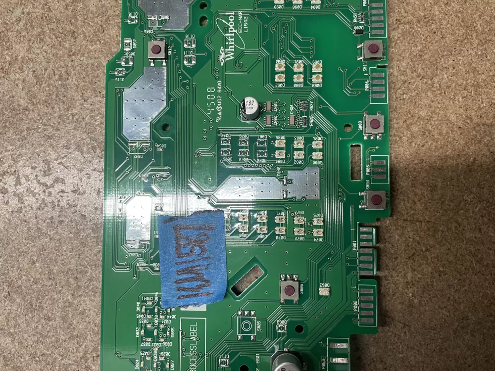 Whirlpool W10172216 11359 Dryer Control Board AZ10680 | KM1587