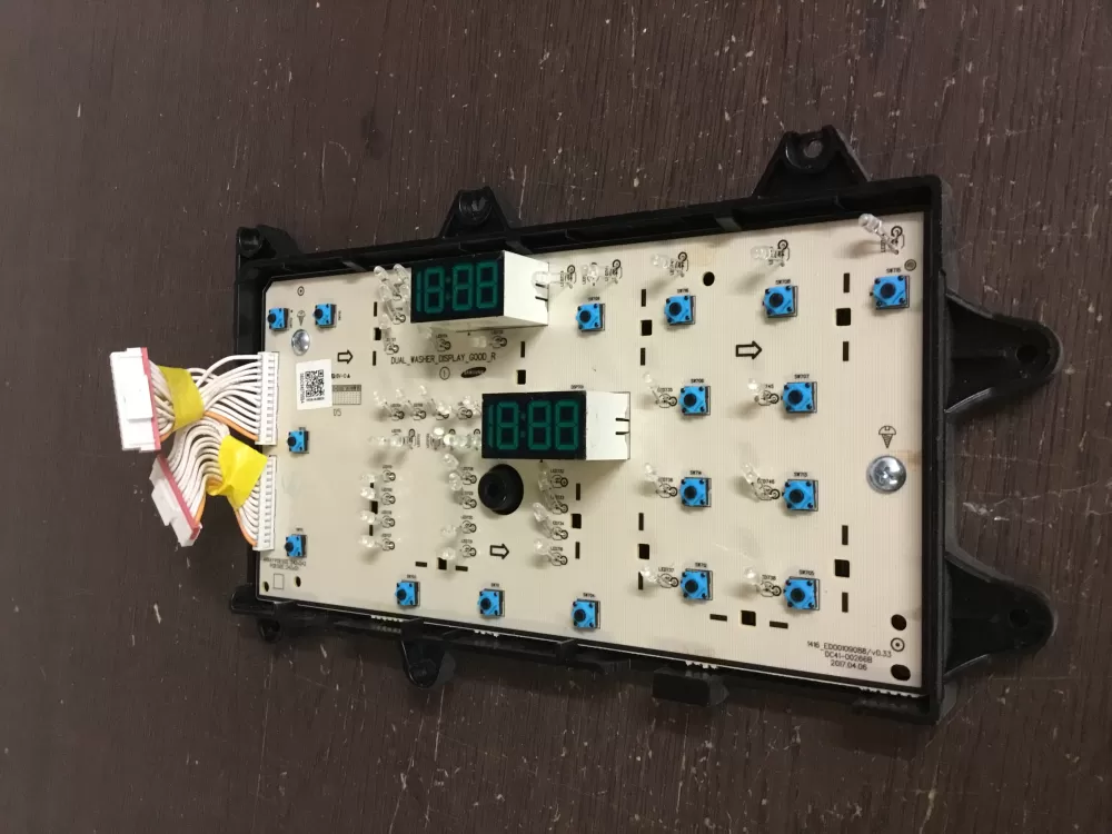 Samsung DC94-07259A Dual Washer Display Control Board AZ8557 | NR498