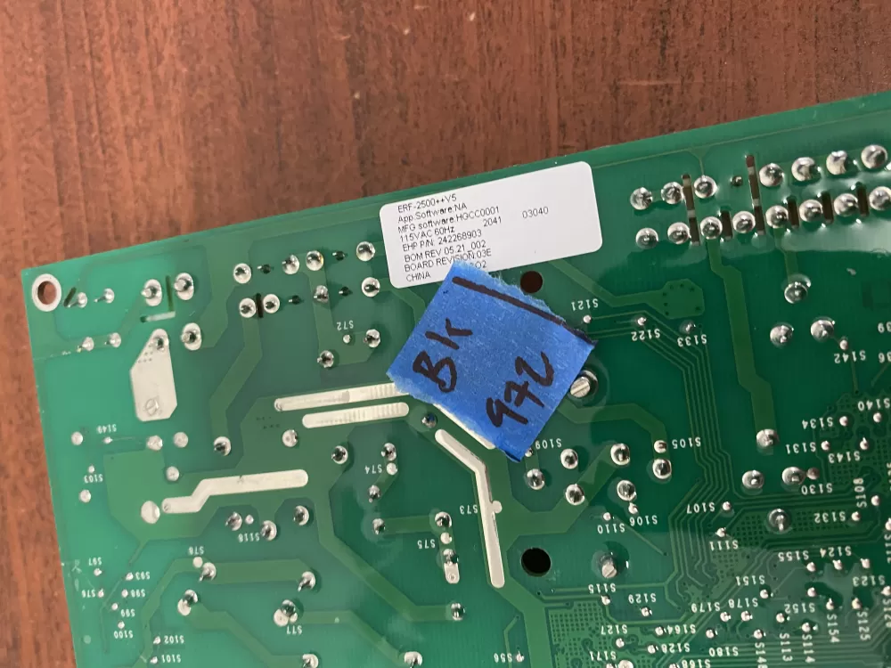 Frigidaire Kenmore 242268903 Refrigerator Control Board AZ38525 | BK972